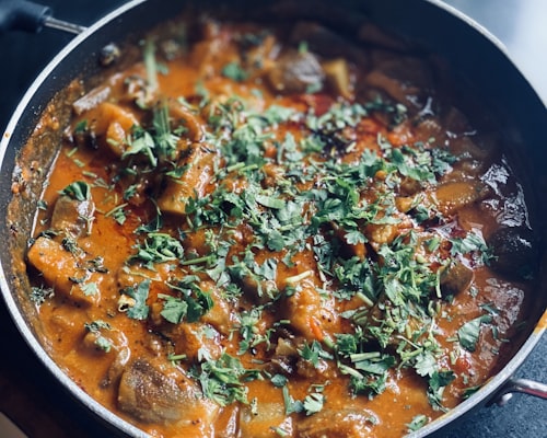 Mother's loving hands cooking